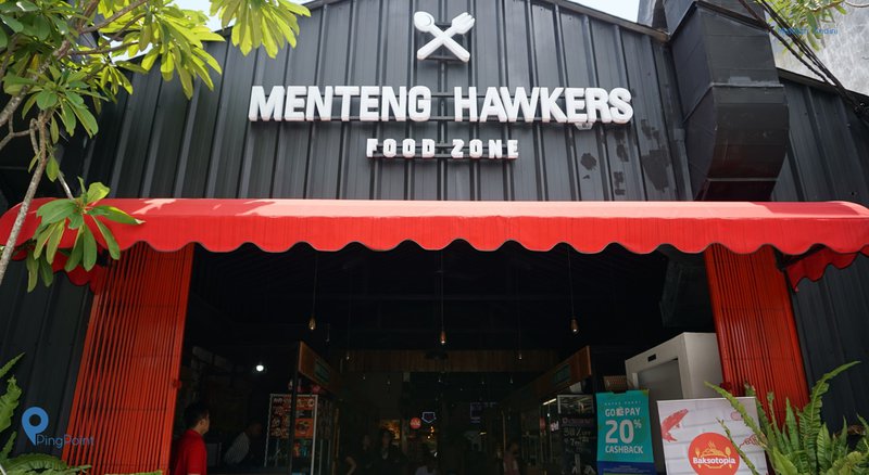 Tampilan Menteng Hawkers, pusat street food Jakarta. (sumber: PingPoint)
