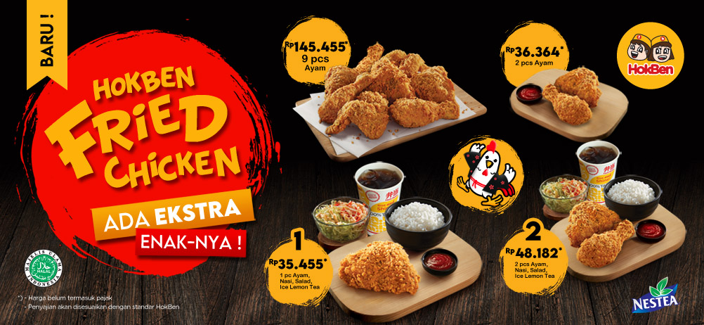 Ilustrasi Fried Chicken HokBen. (Sumber: HokBen)