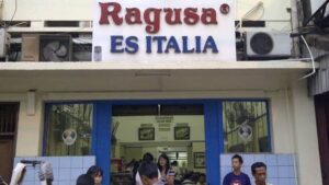 Tampilan kedai Ragusa Italian Ice Cream. (Sumber: Suara.com)