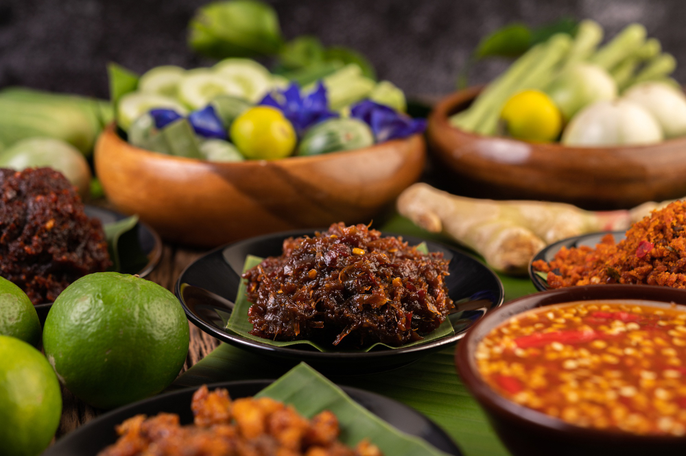 Ilustrasi resep aneka sambal khas Bali. (Sumber: Freepik)