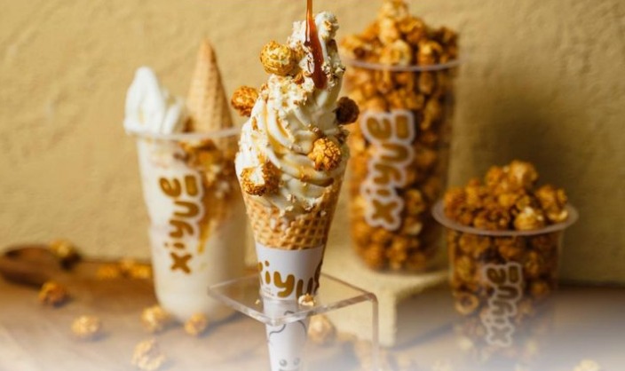Ilustrasi Xiyue tawarkan menu Ice Cream yang bikin happy! (Sumber: Instagram.com/@xiyue.indonesia)