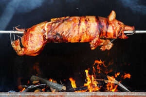 Ilustrasi resep babi guling. (Sumber: iStock)