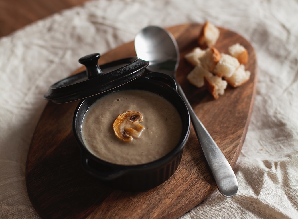 resep creamy mushroom soup